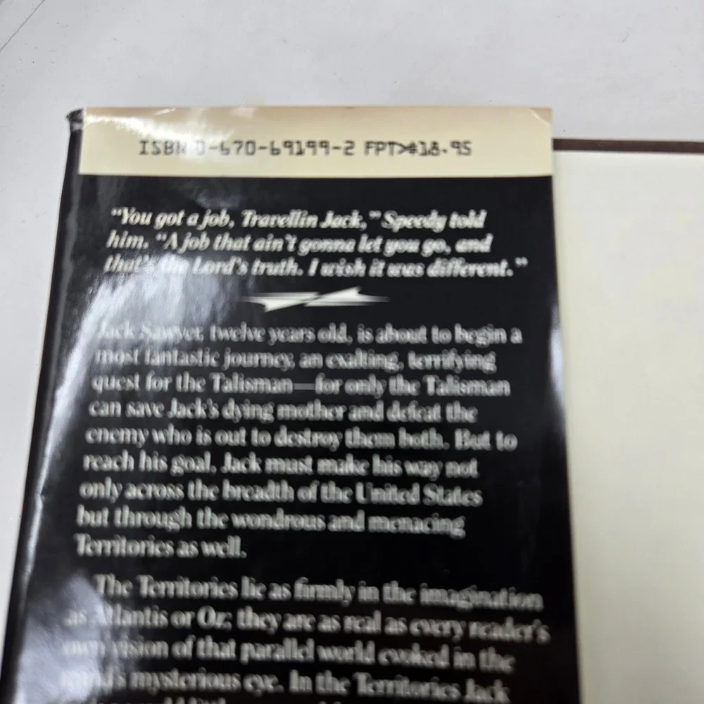 The Talisman Stephen King Peter Straub First Edition 1984 Viking Hardcover Book